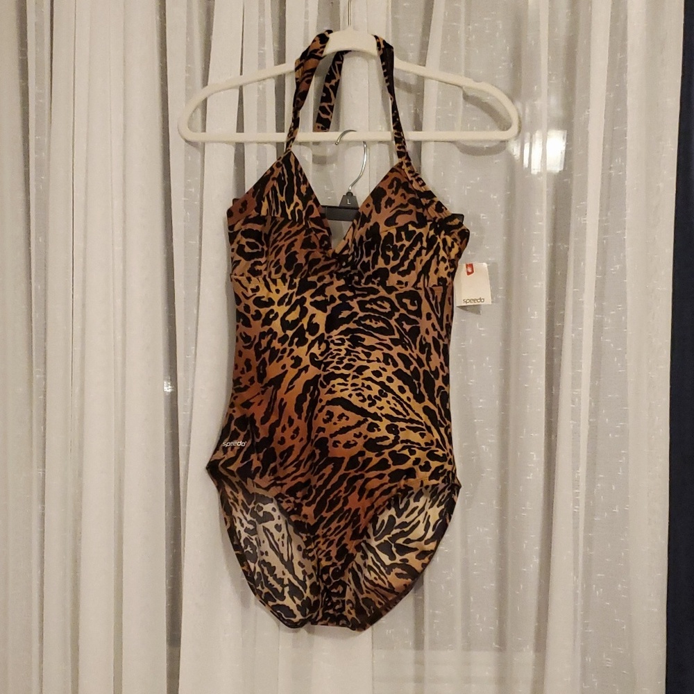 Animal print swimsuit